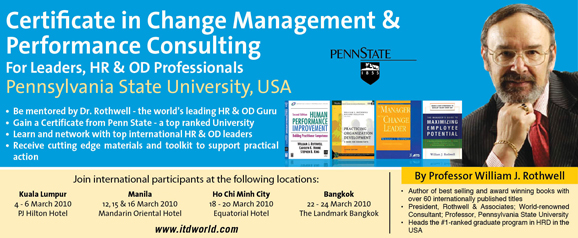 certificate in change management & performance consulting by William Rothwell