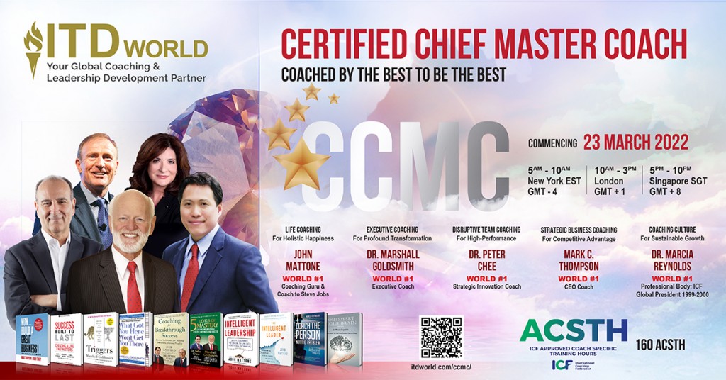 Certified Chief Master Coach (CCMC)