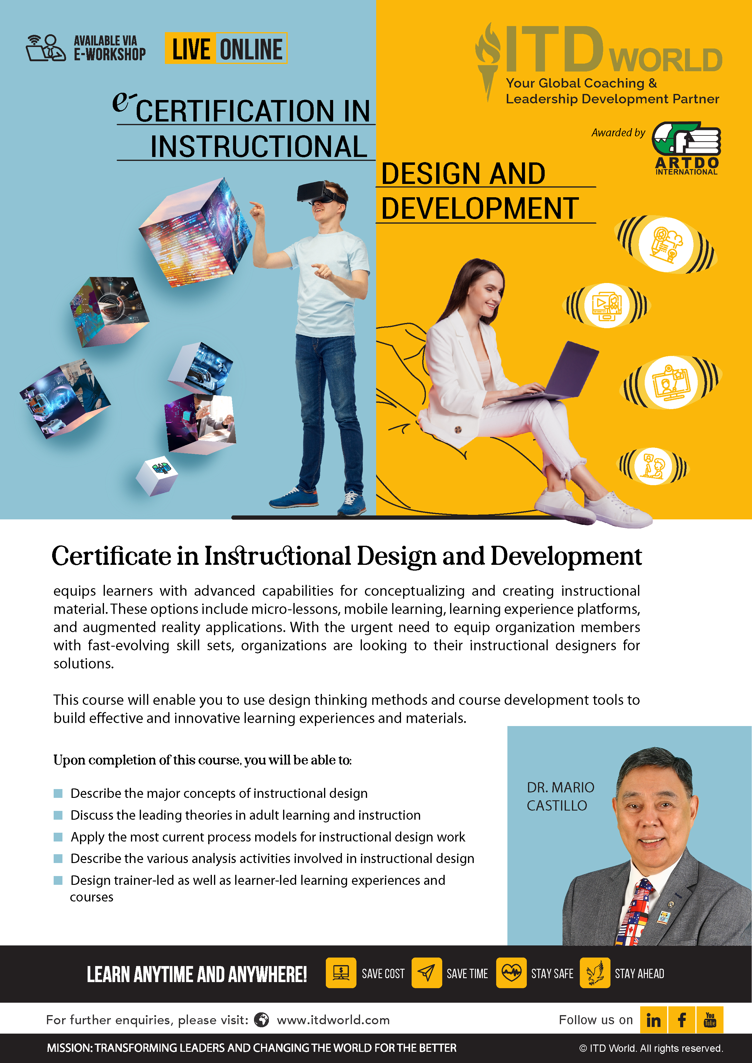 Certification In Instructional Design and Development